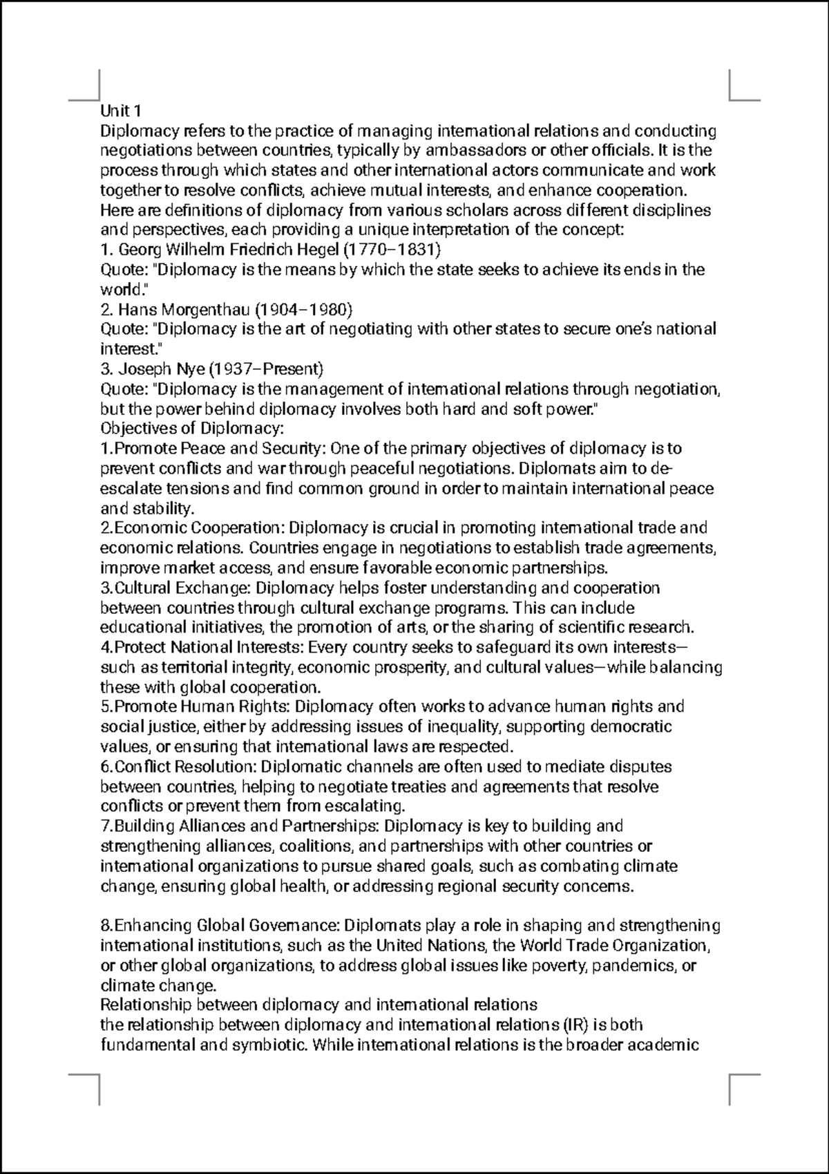 Diplomacy and Human Rights: Key Concepts and International Relations ...