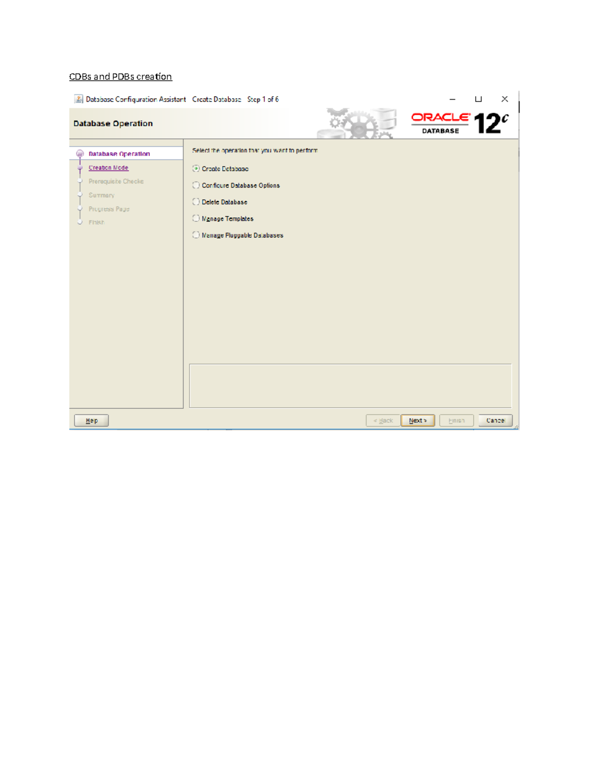 CDBs and PDBs Creation Guide - Oracle Database Essentials - Studocu
