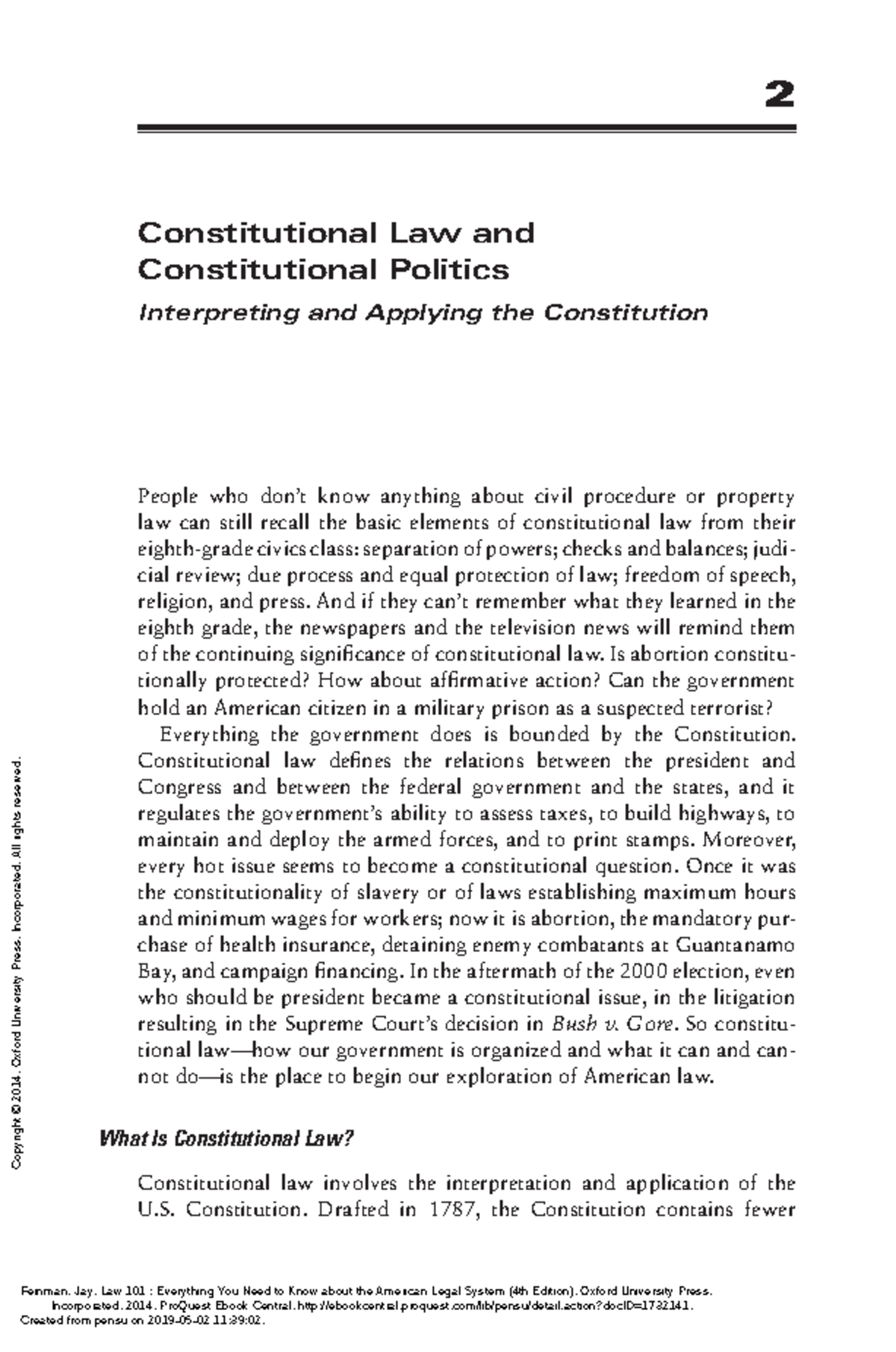 Law 101: An Overview of the American Legal System and Its Principles ...