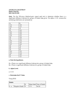 THE Nature OF Statistics module 1 - COURSE MODULES WEEK 1- FIRST ...