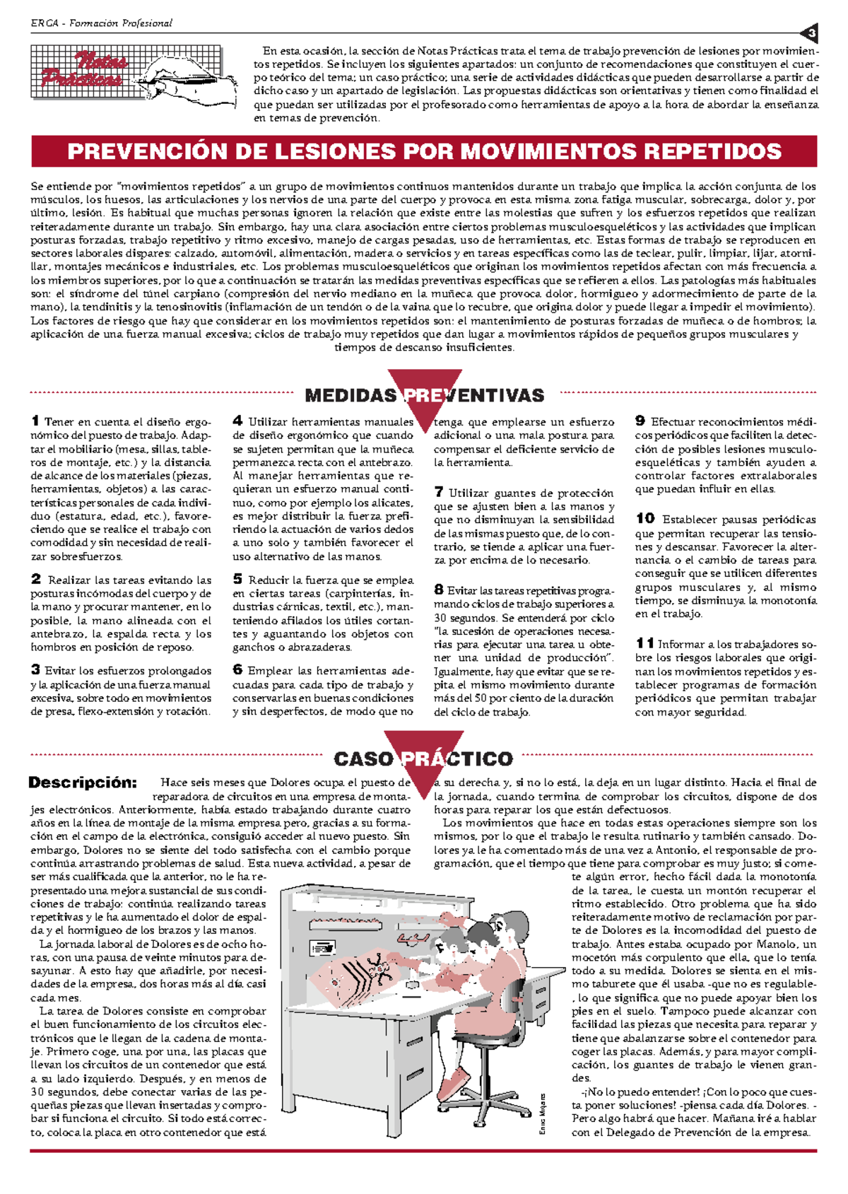 NP Erga-FP 28. Prevención de Lesiones por Movimientos Repetitivos - Studocu