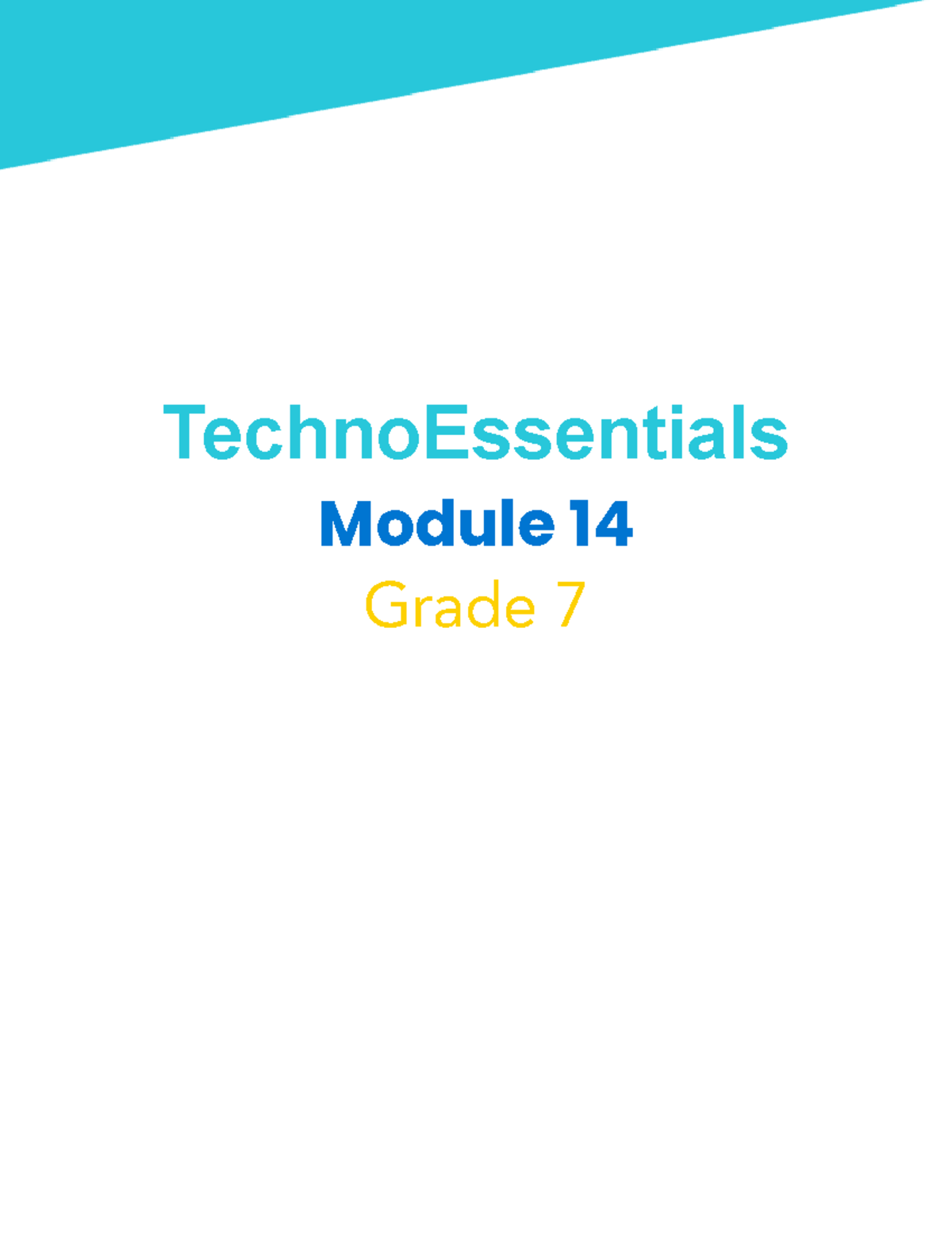 Techno Essentials - Module 14: Mastering Google Drive for Kids-PH - Studocu