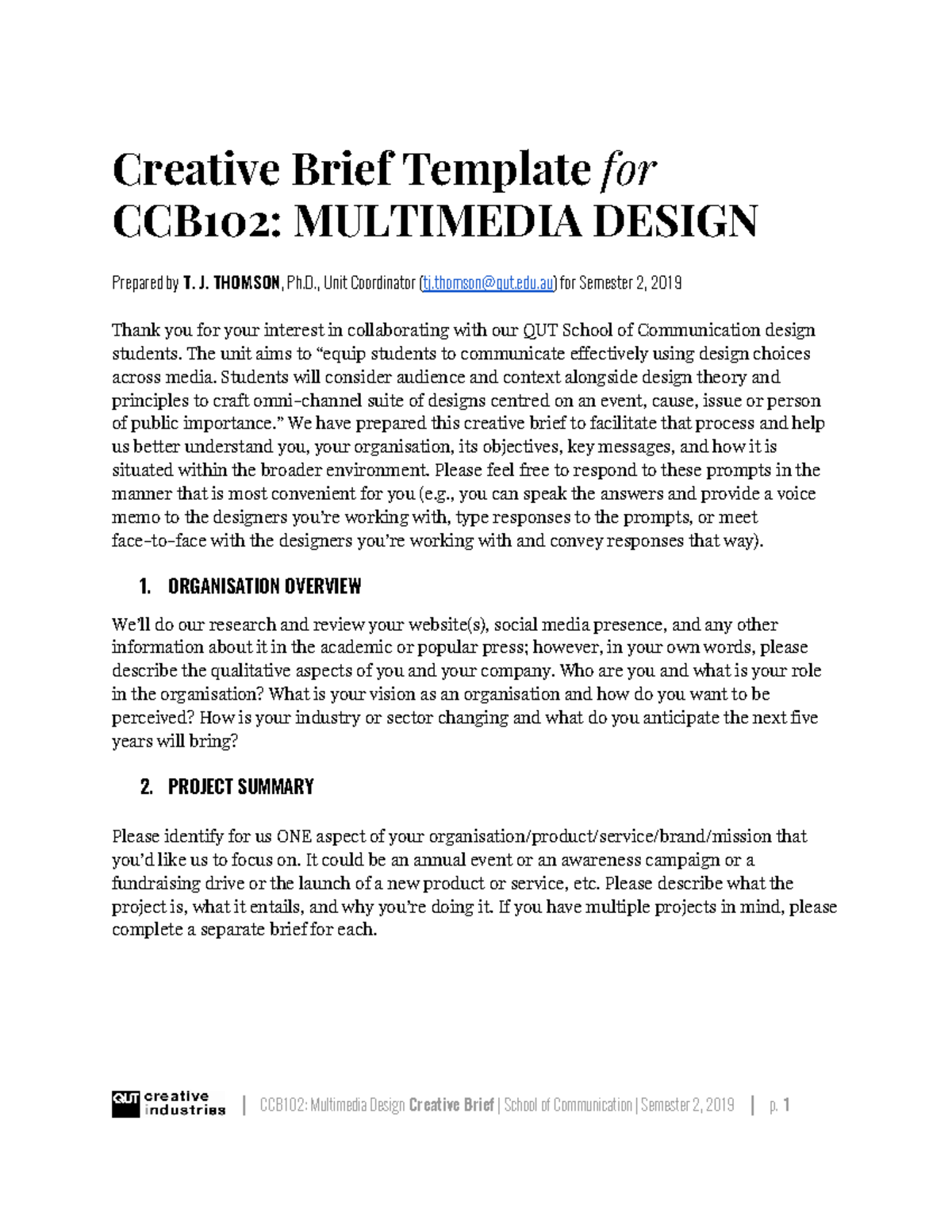 CCB102 Creative Brief Template-1 - Creative Brief Template for CCB102 ...