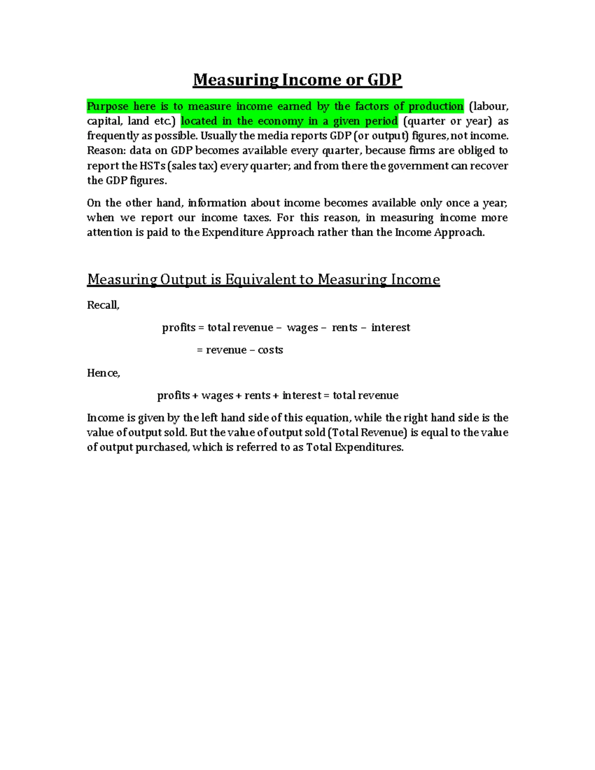 Econ. 2400 A Midterm Exam Guide - Key Topics & Sample Questions - Studocu