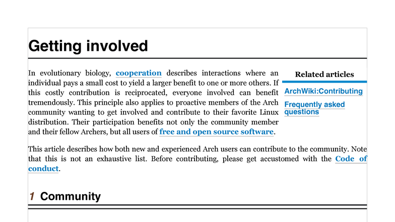 Getting Involved: Contributing to Arch Linux Community - Studocu