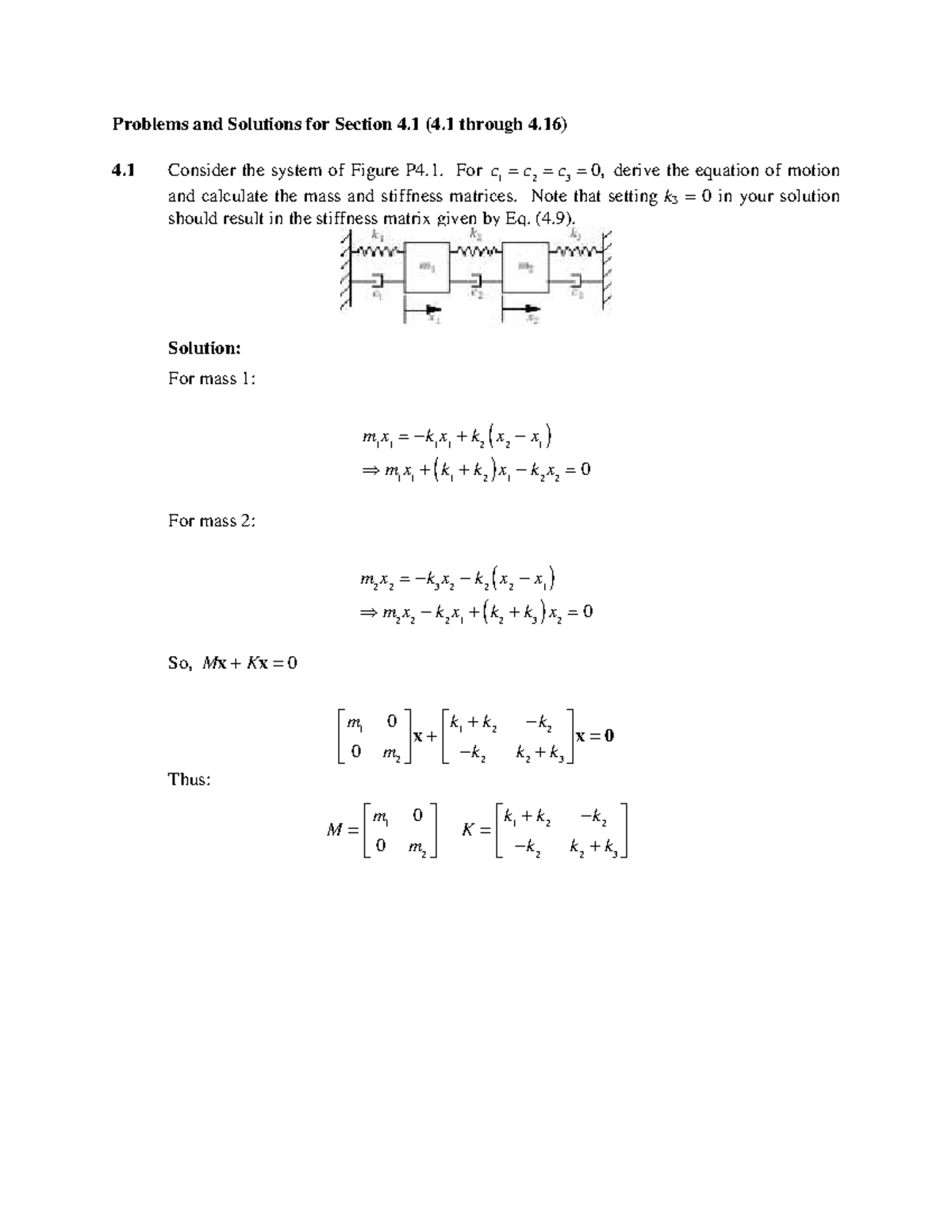 Solutions to Problems 4.1 - 4.16 for Dynamics Course (ENG 202) - Studocu