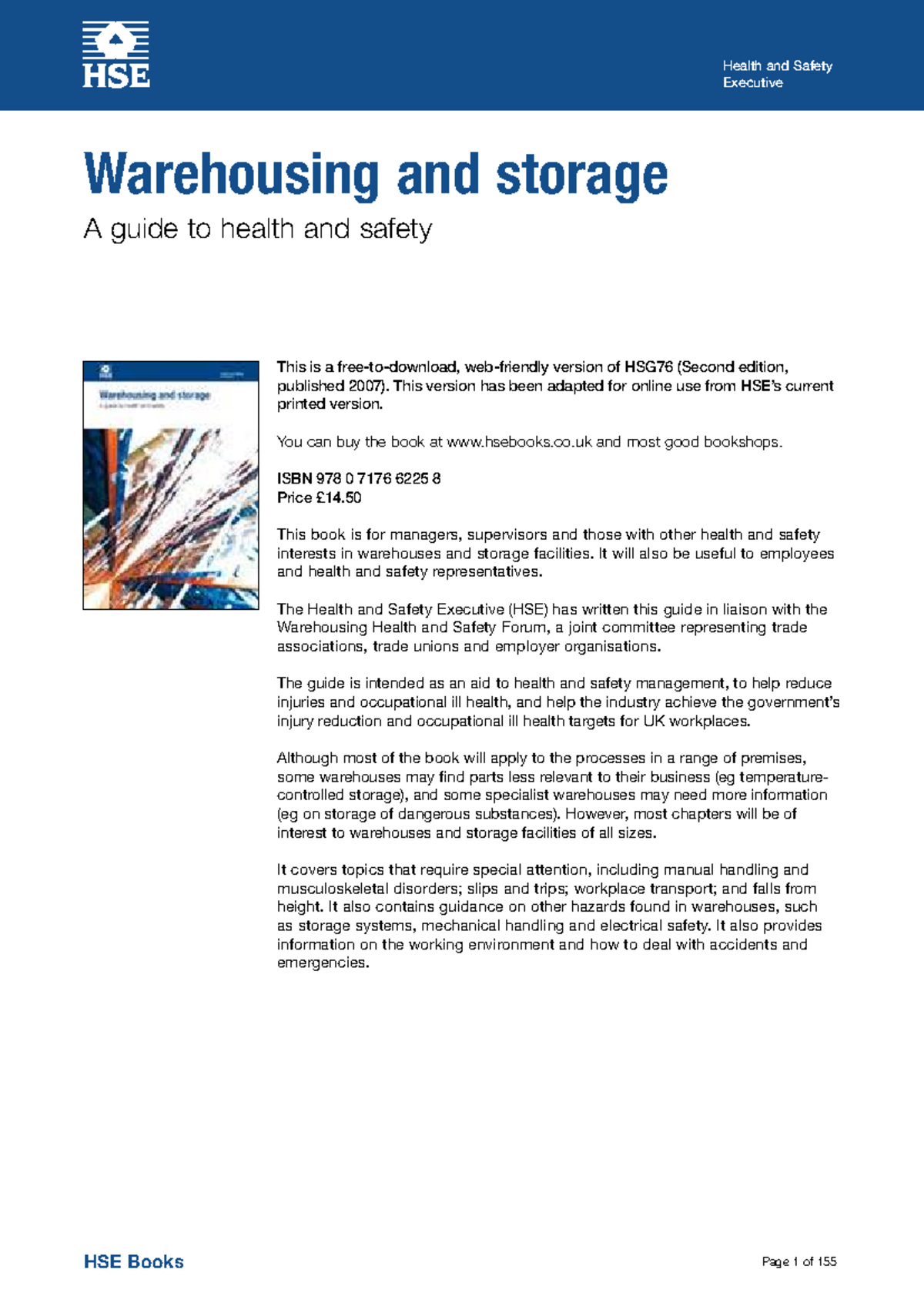 HSE UK Warehouse: A Comprehensive Guide to Health & Safety Management ...