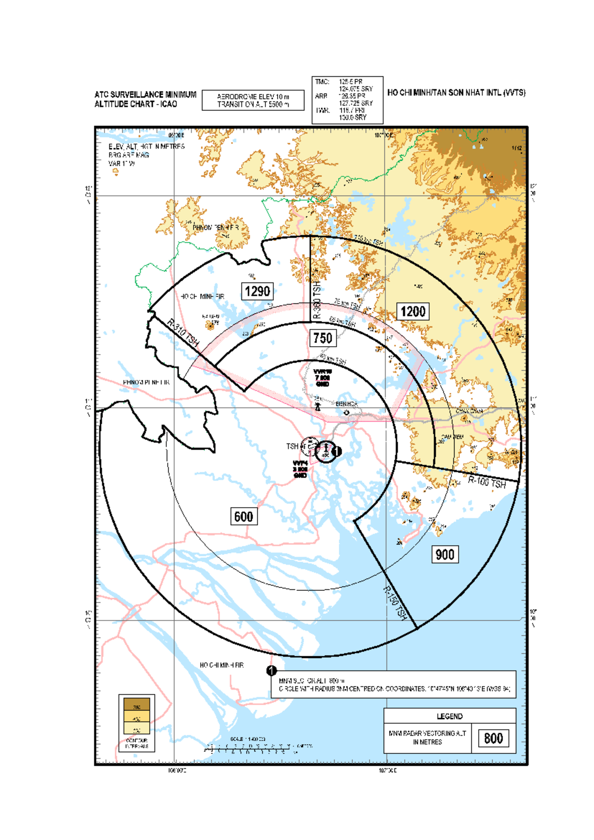 TMC: TSN Surveillance Minimum Altitude and Aerodrome Elevation Chart ...