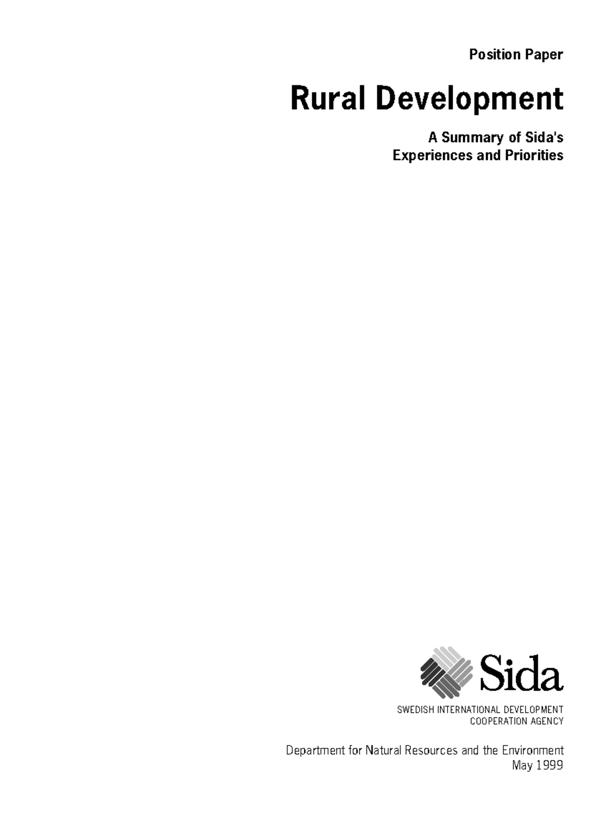 Sida4249en rural development a summary of sidas experiences and ...