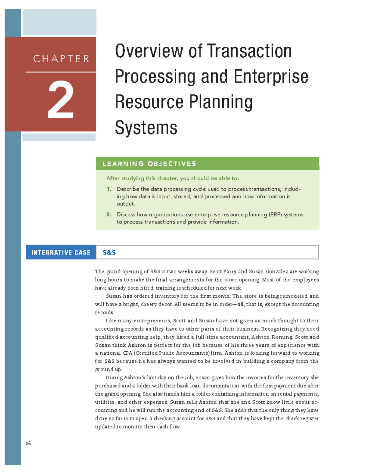 Overview of Transaction Processing and ERP Systems (Chapter 2) - Studocu