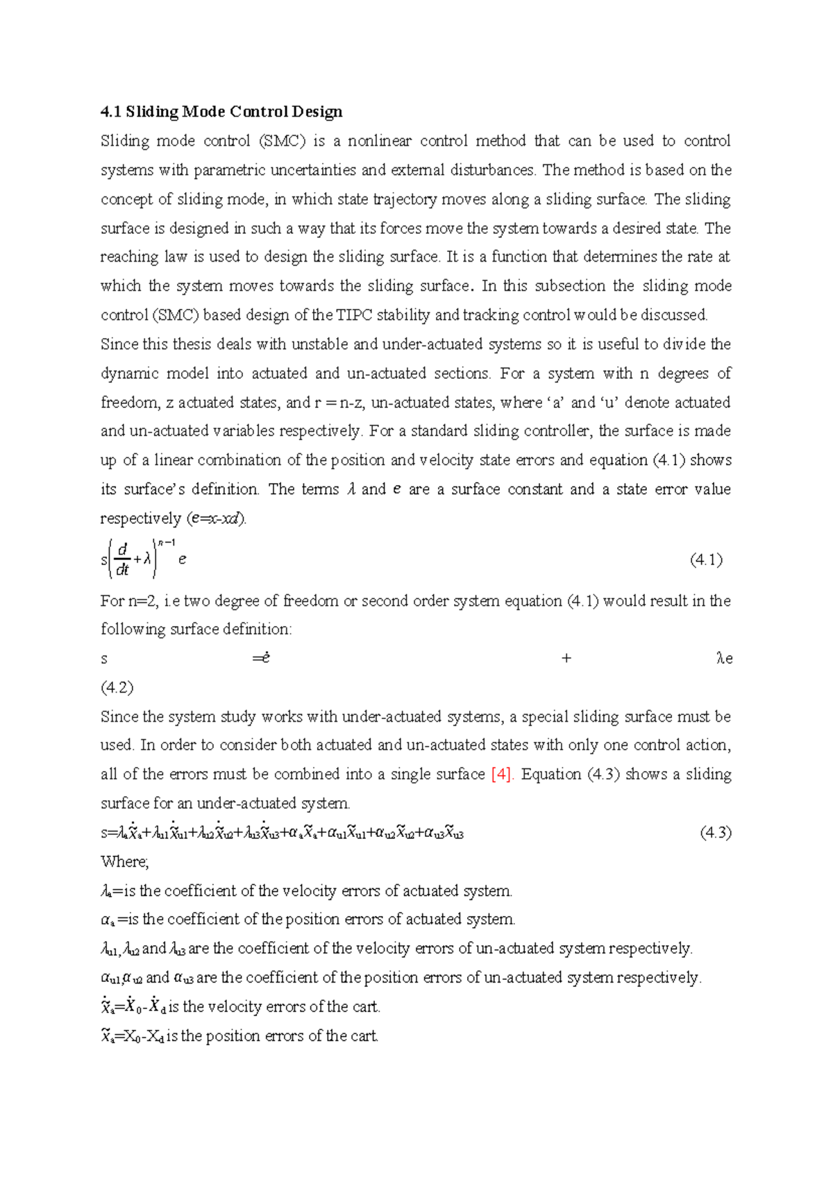 Revid - RESEARCH - 4 Sliding Mode Control Design Sliding mode control ...