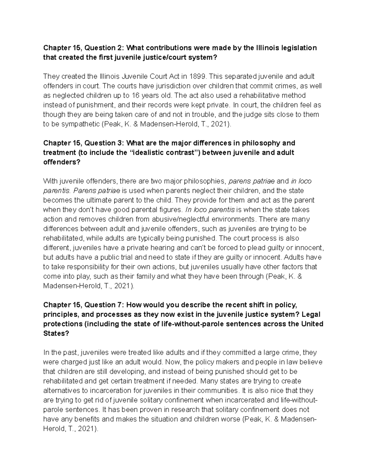 SAA Week 8 - Intro to Criminal Justice Assignment Insights - Studocu