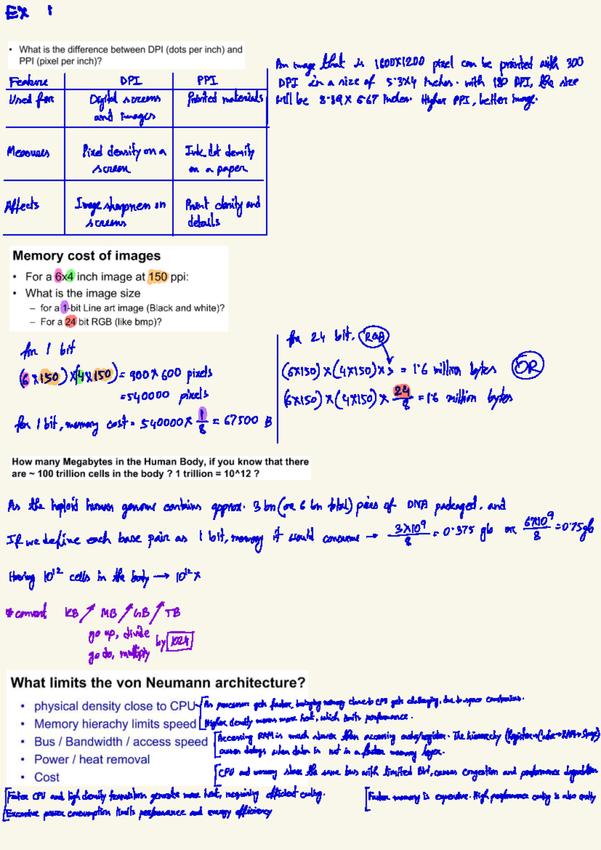 EECEES 101: Exam Prep - Short Notes on Digital Printed Materials and ...