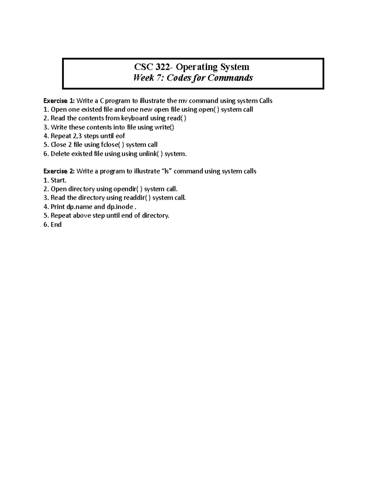 Lab Task - asdkjasd - Exercise 1: Write a C program to illustrate the ...