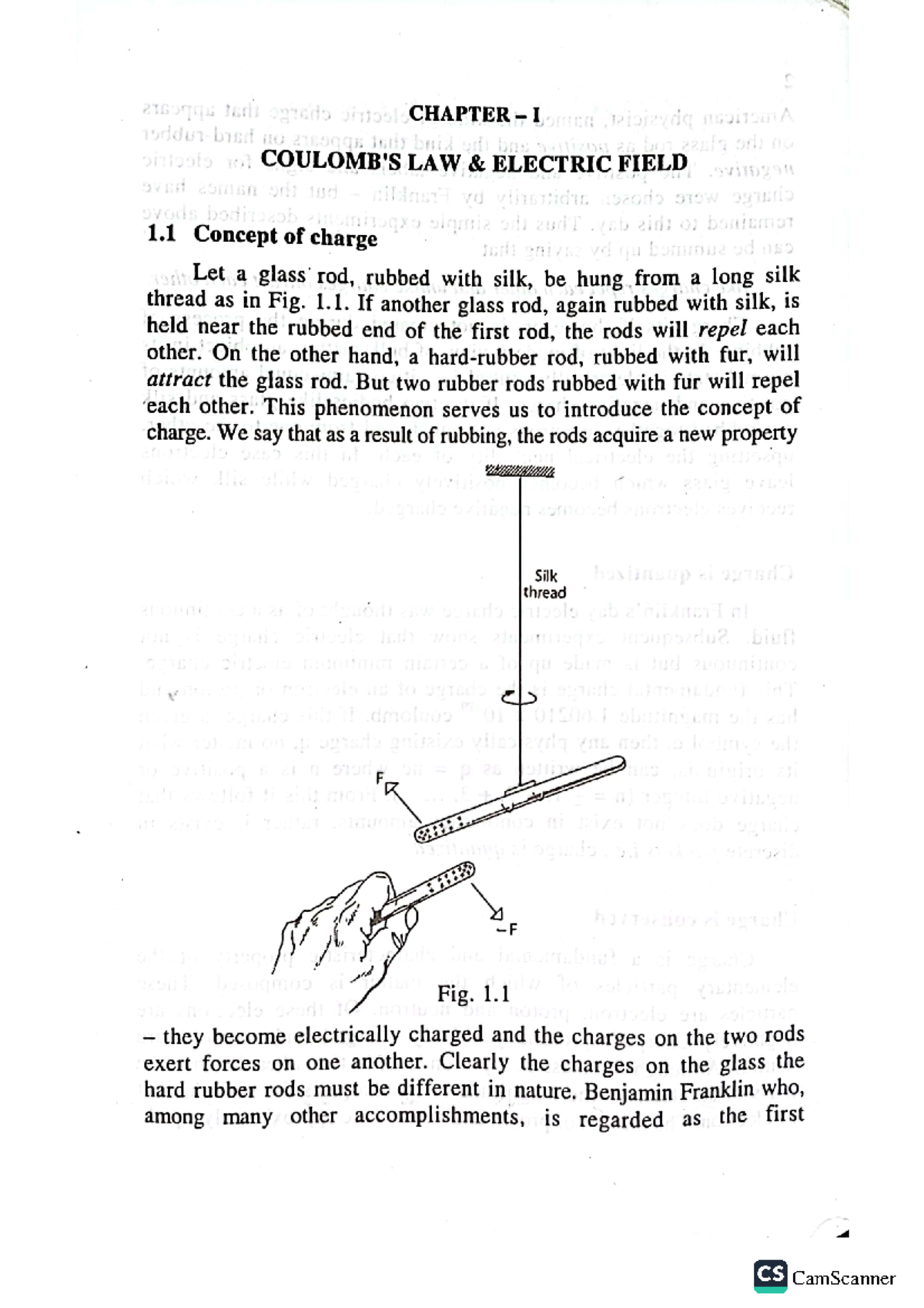 CS 08 Chapter I: Law of the Electric Field in Physics for Engineers ...