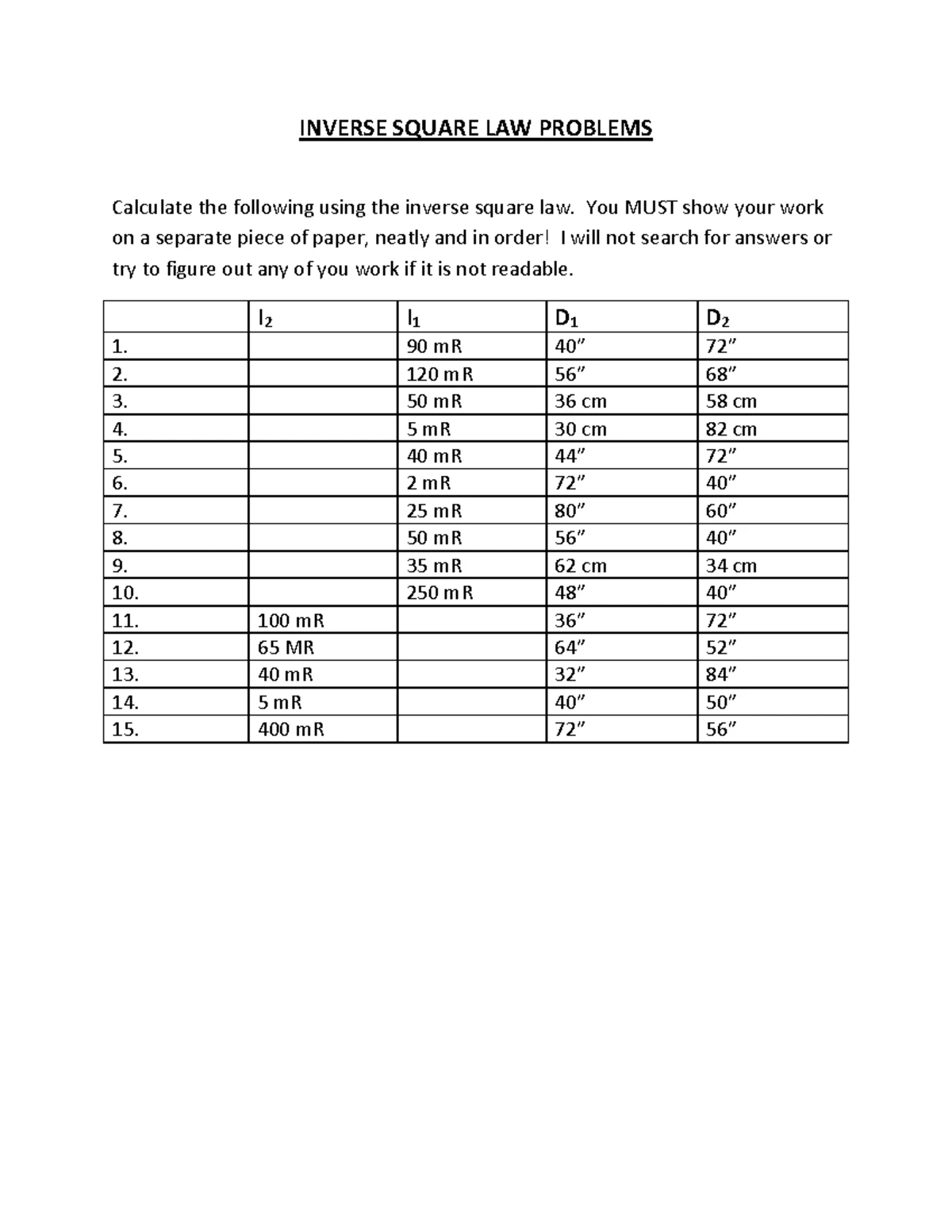 First+math+tech+worksheet and answers. mAs and kVp techniques ...