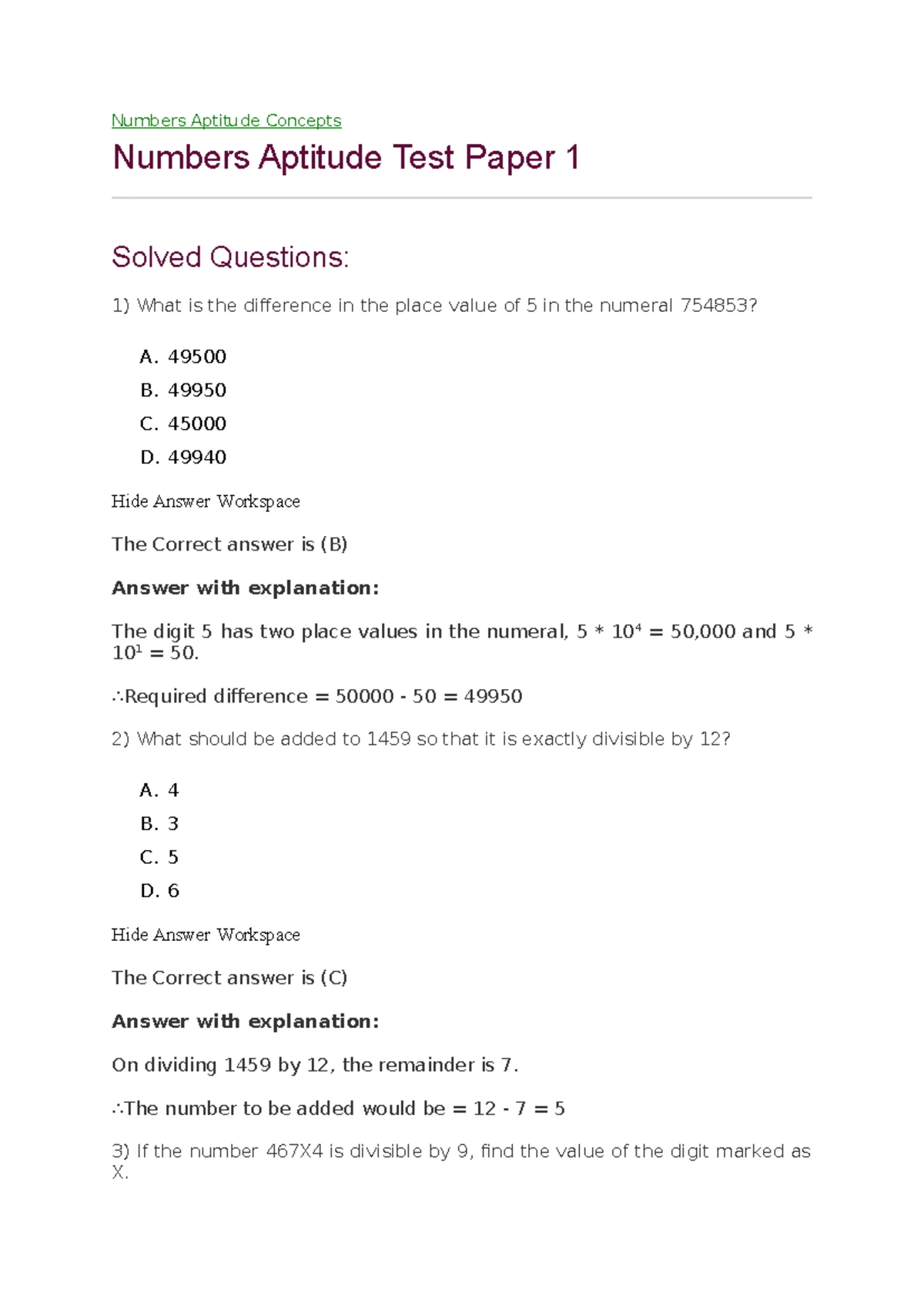 Aptitude Questions on Domestic Taxes: TIN, Income Tax, VAT & More - Studocu