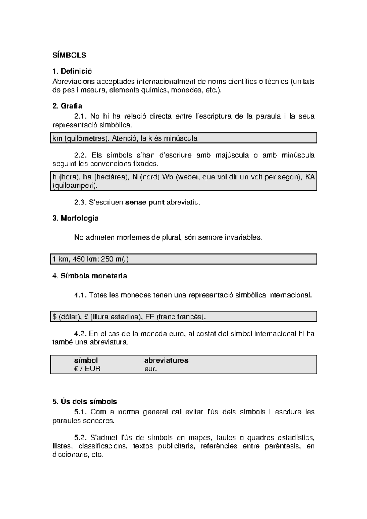 Els símbols més usuals - libro - SÍMBOLS Definició Abreviacions ...