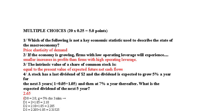 FIN 301 Midterm Exam Review: Key Concepts in Macroeconomics and CAPM ...