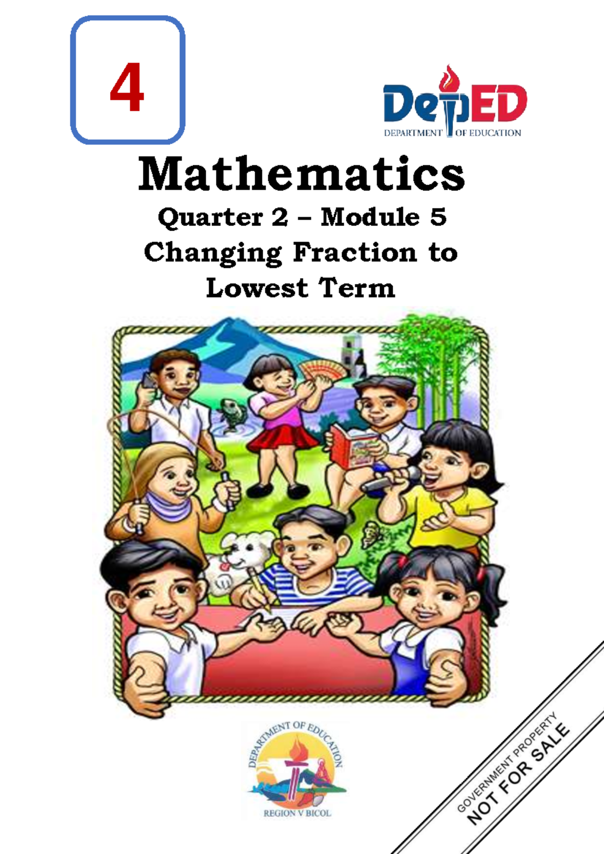 Mathematics Grade 4 Q2 Module 5: Reducing Fractions to Lowest Terms ...