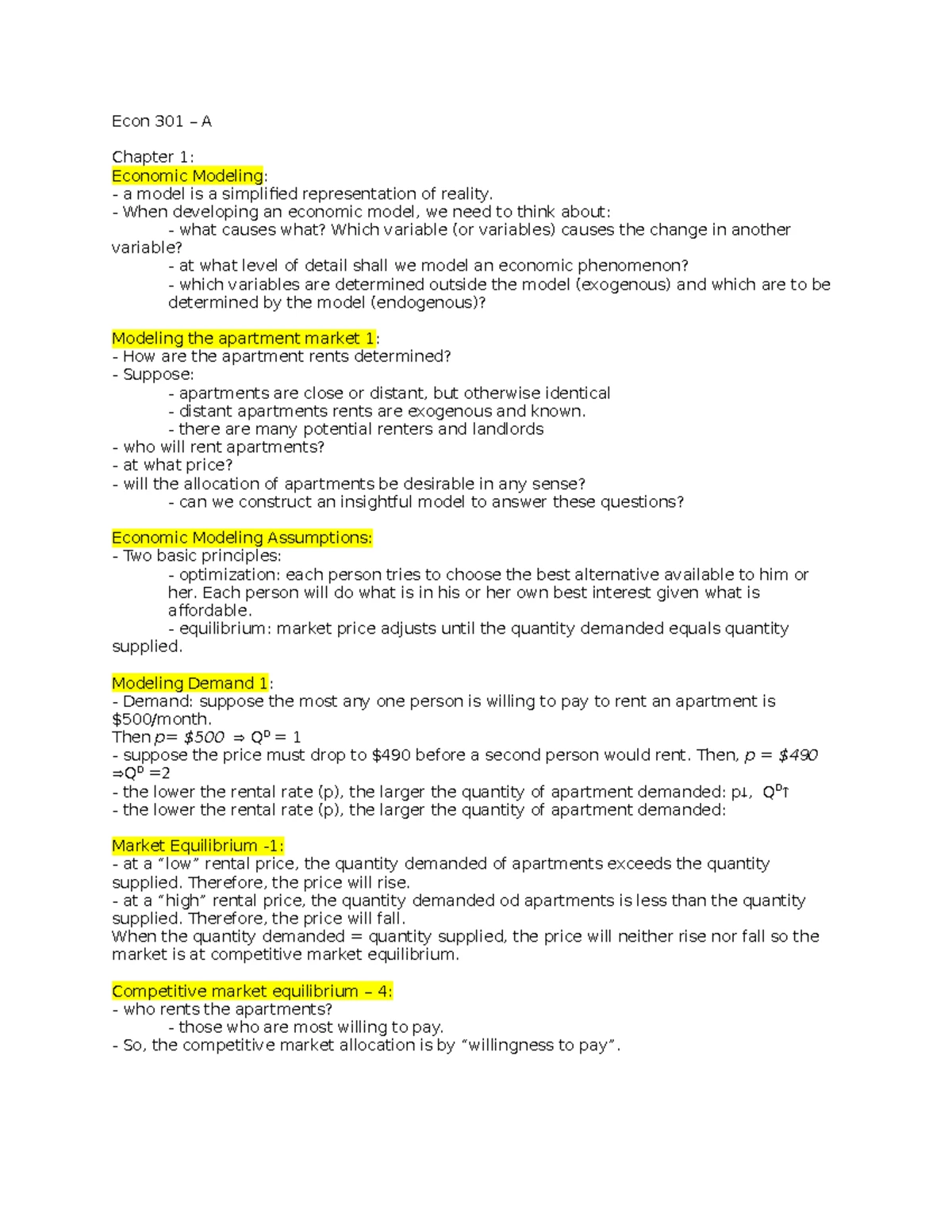 ECON 301 - Chapter 4: Utility Functions and Monotonic Transformations ...