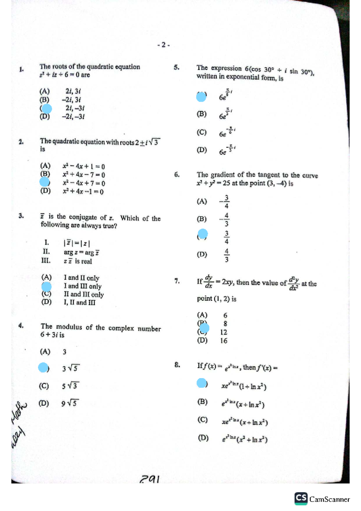 CAPE Pure Mathematics U2 P1 2024 MJ: Quadratic & Complex Numbers Exam ...