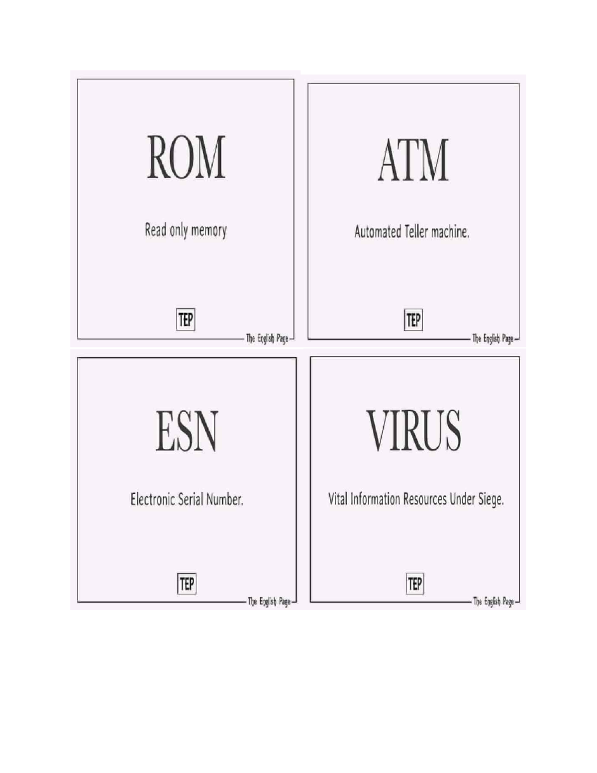 Computer Terms and Acronyms: An Overview of Key Concepts - Studocu