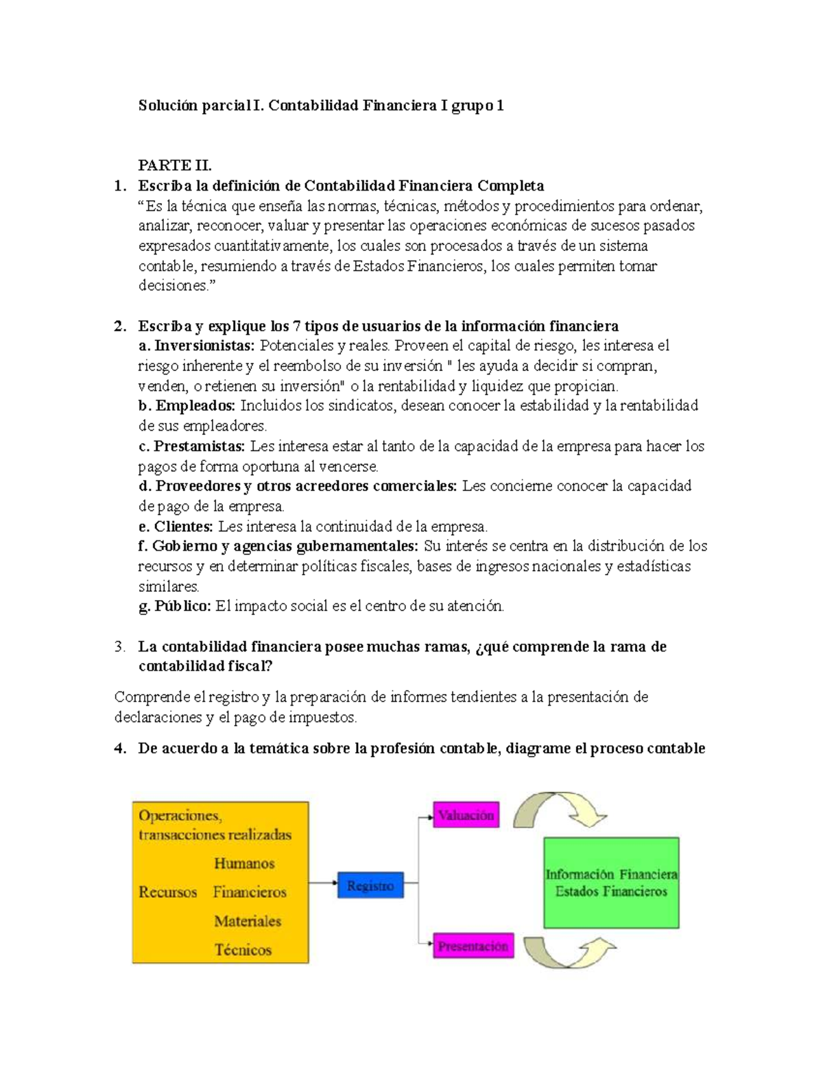 Solución Parcial I - Contabilidad Financiera I Grupo 1 (2025) - Studocu