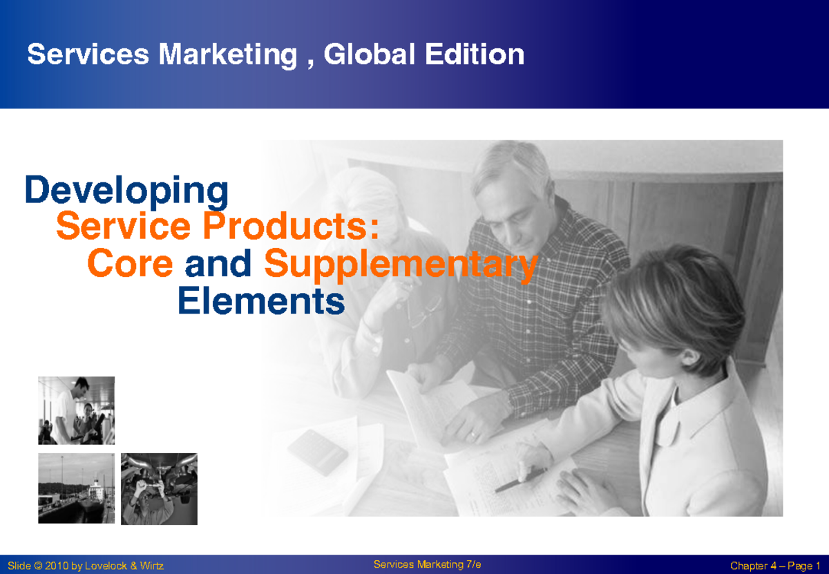 Services Marketing (MKT 101) - Developing Service Products Overview ...