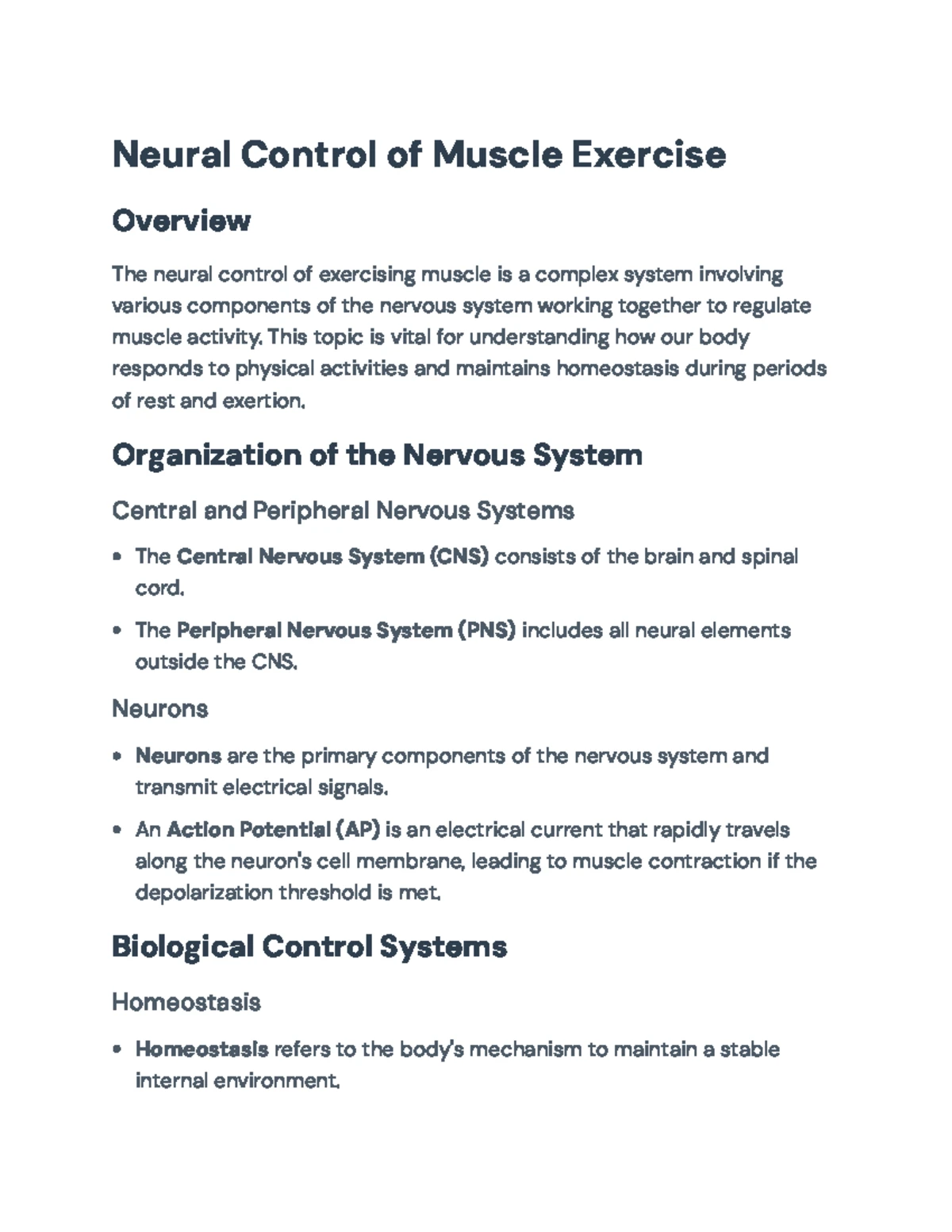 Comprehensive Study of Muscle Structure & Function - Kinesiology Course ...