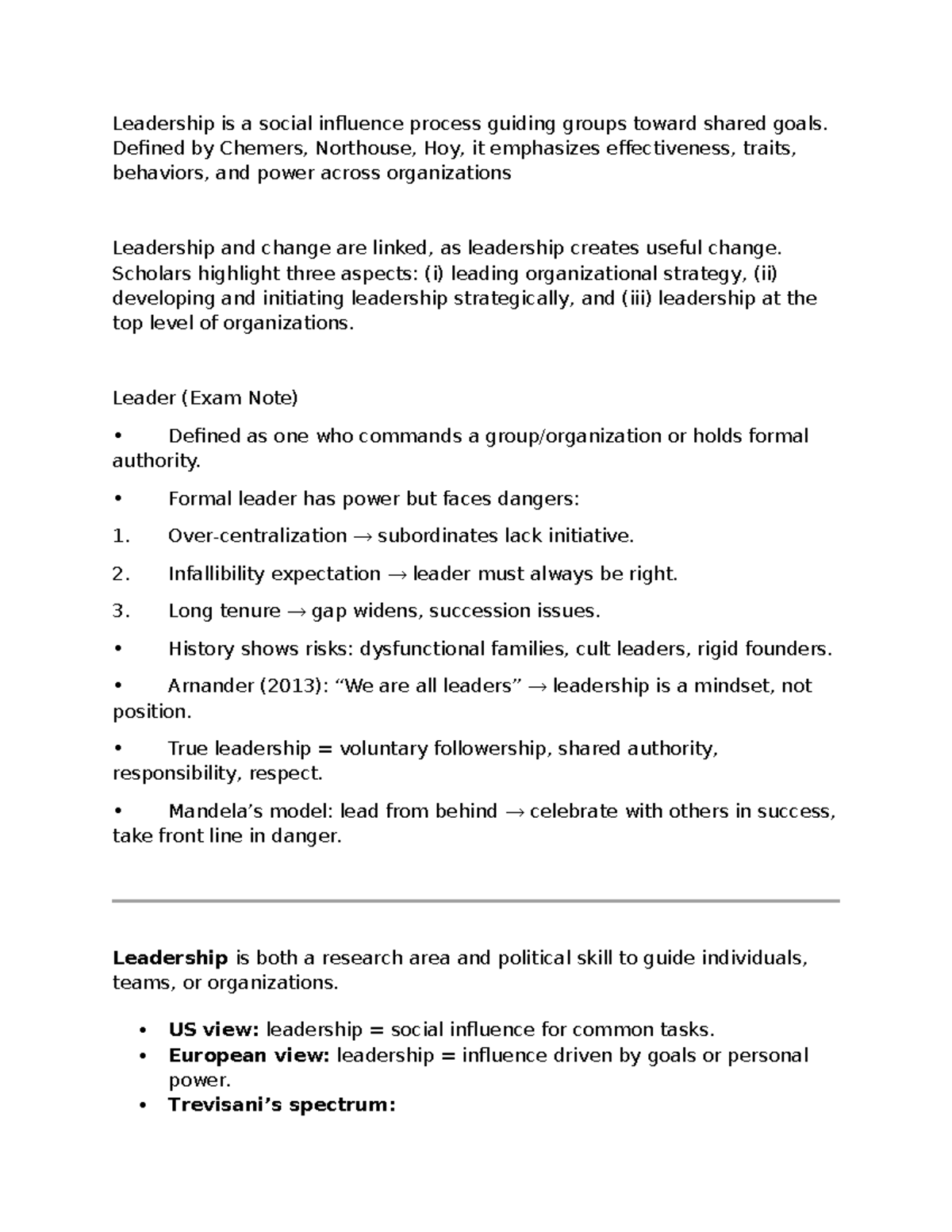 Leadership Development Strategies: Exam Notes for Course Code 12345 ...