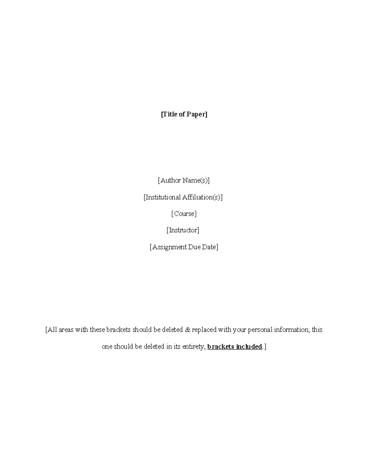 AHSC 232 Final Paper Template and Instructions for Submission - Studocu