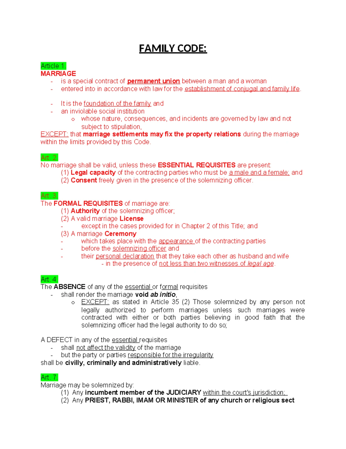 Module 1 - Topic 1: Understanding Civil Code Obligations and Their ...