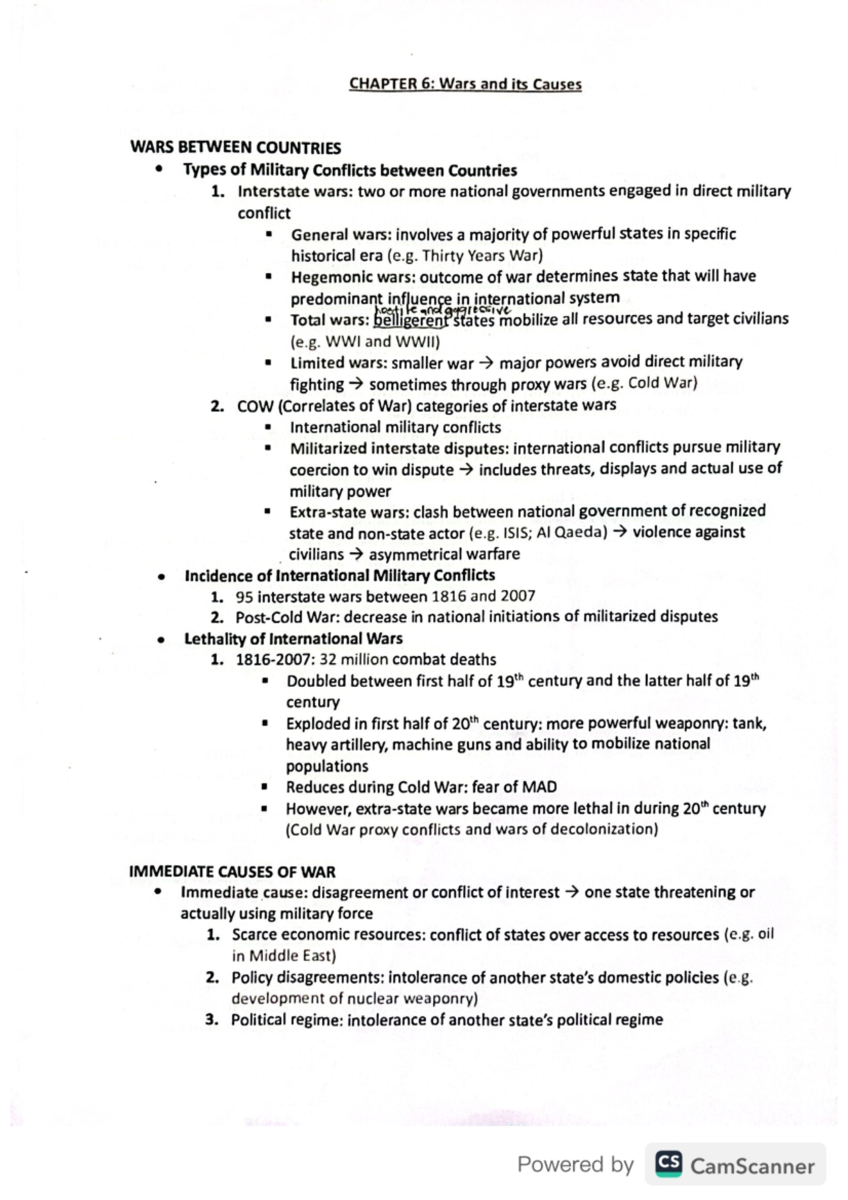 IR Notes: Key Concepts and Theories in International Relations - Studocu
