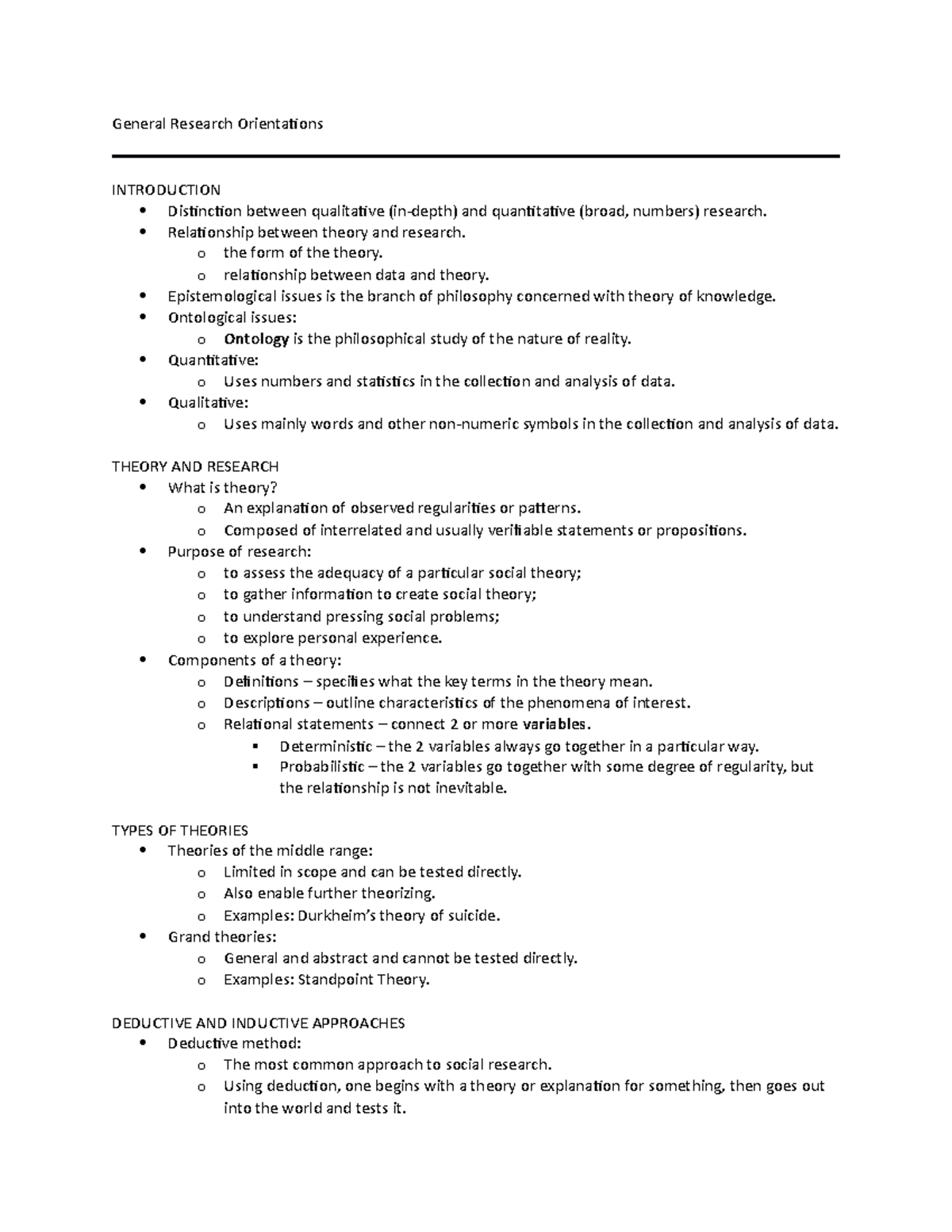 Chapter 1 - General Research Orientations - General Research ...
