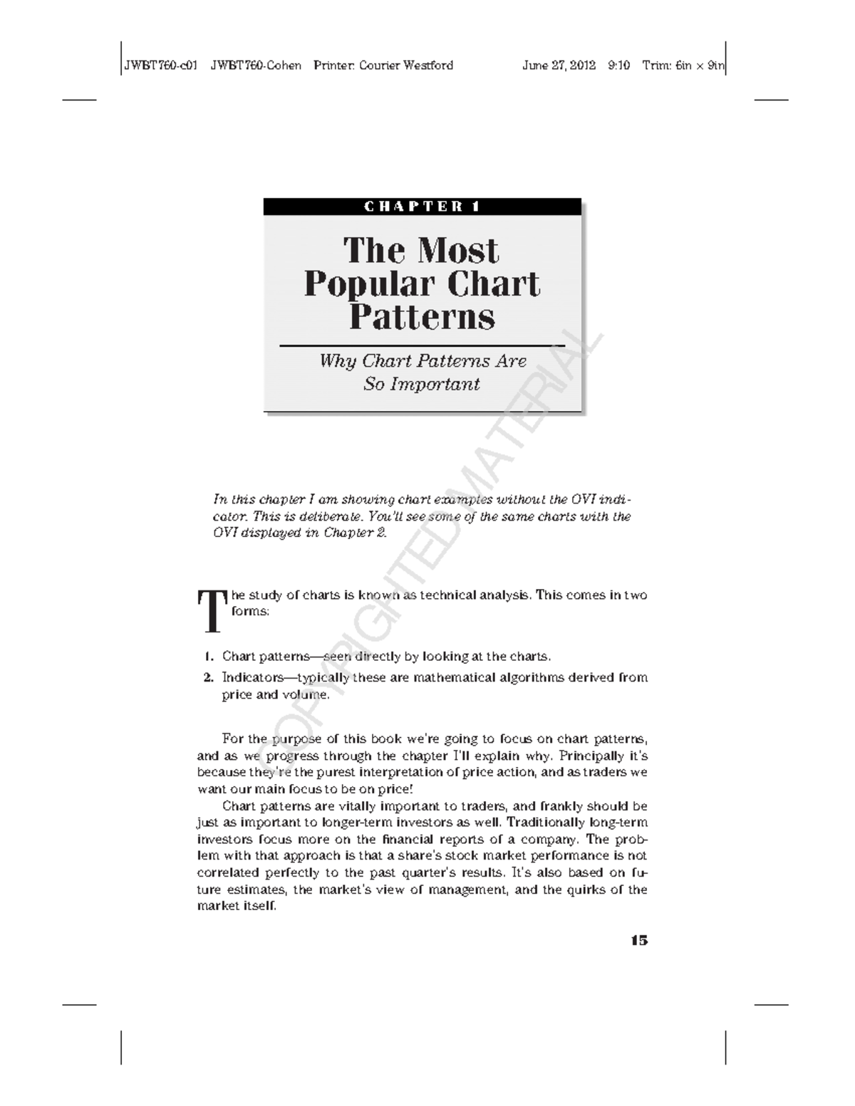 Chapter 1: Understanding Chart Patterns in Technical Analysis (Course ...