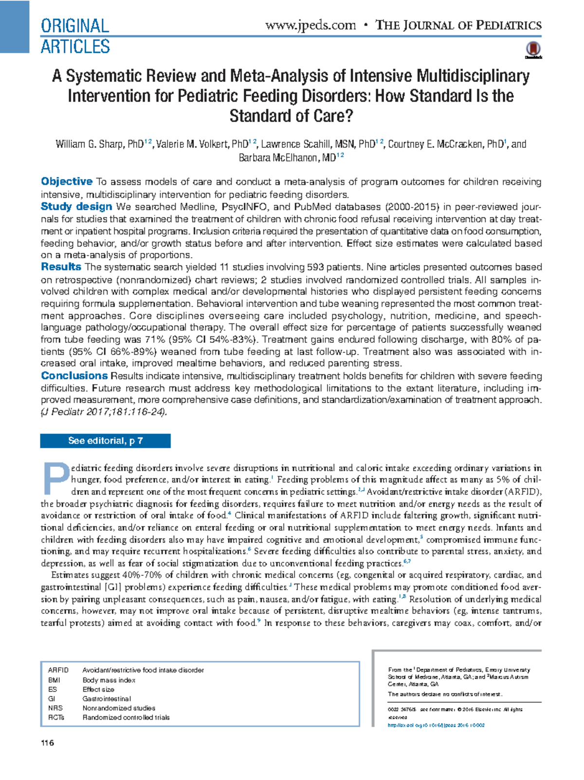 A Systematic Review of Intensive Multidisciplinary Interventions for ...