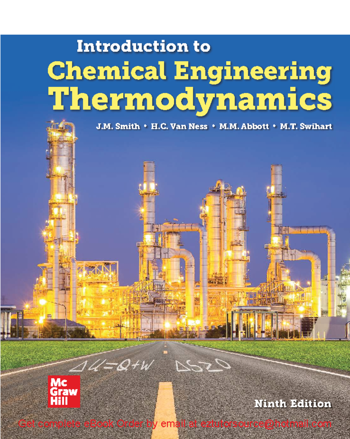 Introduction to Chemical Engineering Thermodynamics (CHE 101) - 9th Ed ...