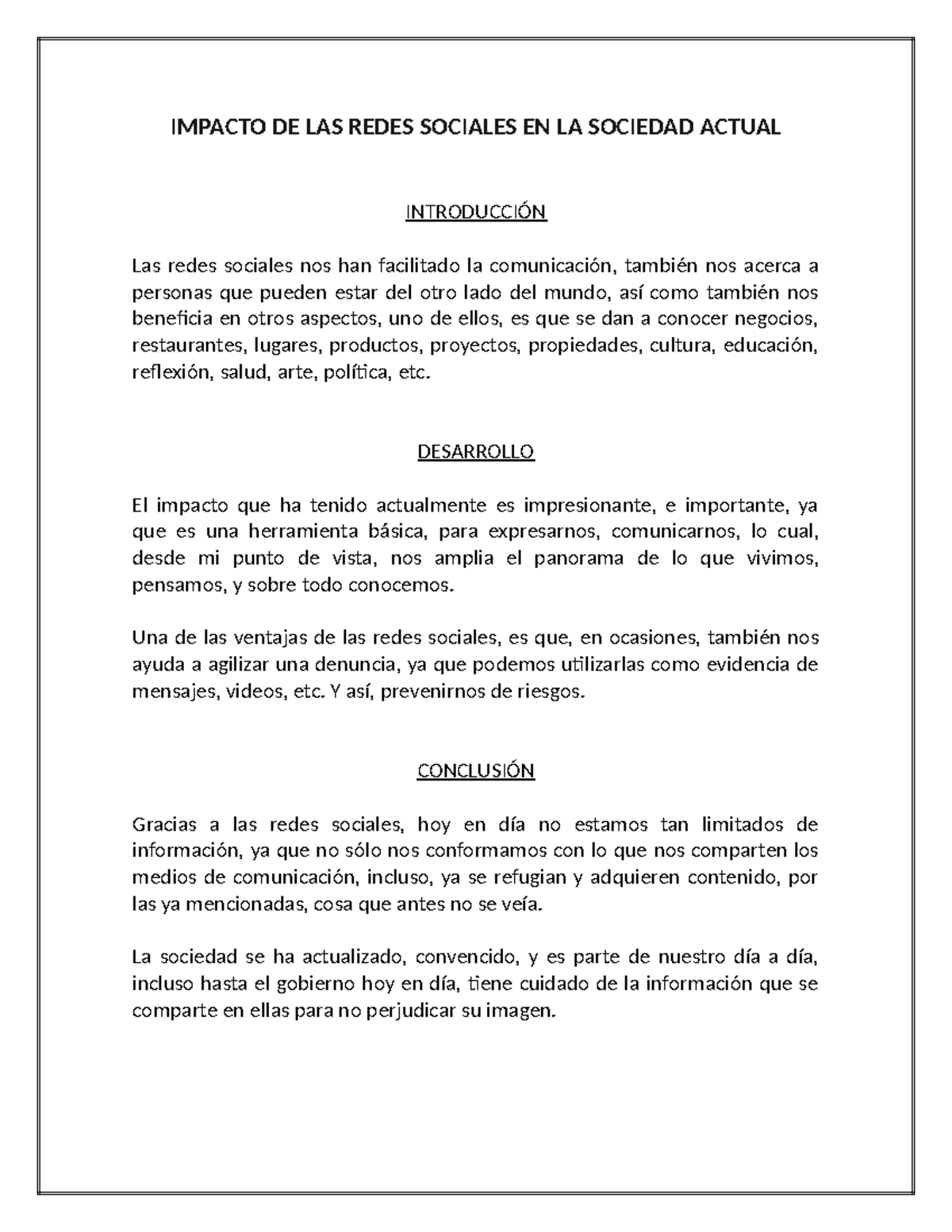 Impacto de las Redes Sociales en la Sociedad Actual: Análisis y ...