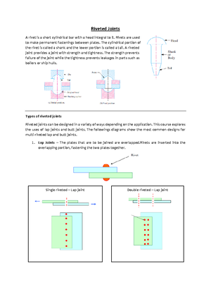 Pipes and Pipe joints - Notes - Pipes and Pipe Joints Pipes and Pipe ...