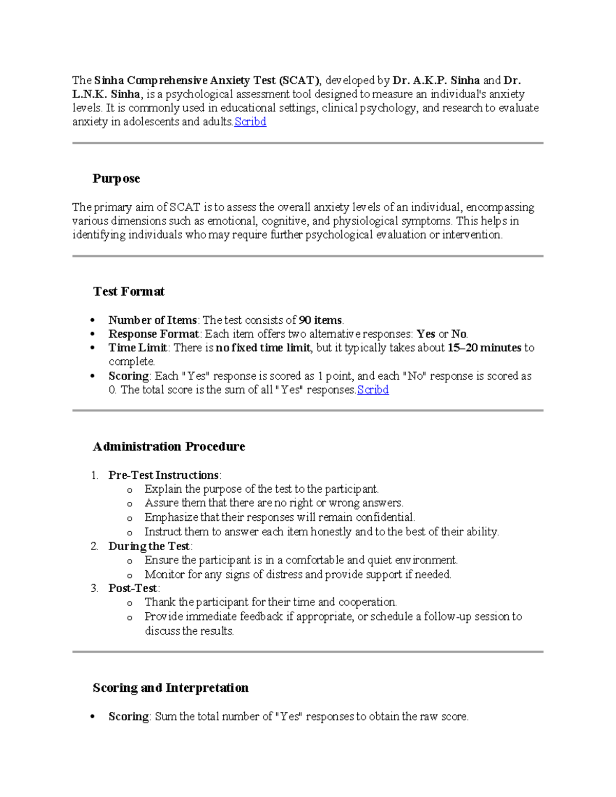 SCAT & CSI: Comprehensive Assessment Tools for Anxiety & Cognition ...