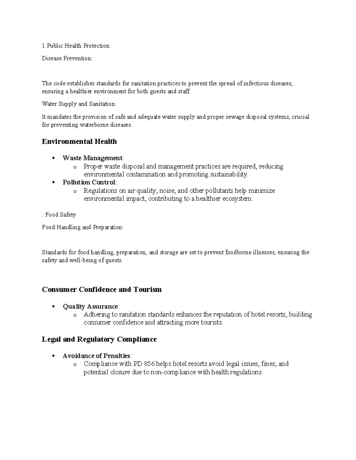 **Health Protection and Safety Regulations Report (HPR 101)** - Studocu