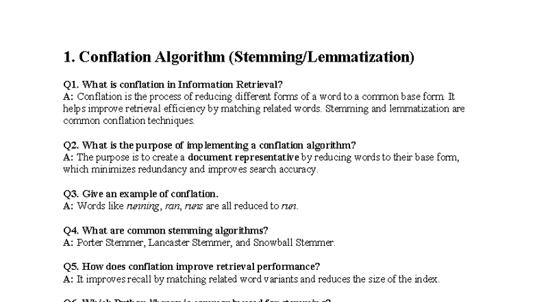 Oral Question Bank for ISR: Conflation, Clustering, and Retrieval ...