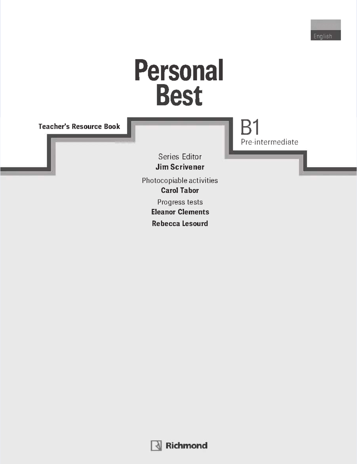 B1 Pre-Intermediate Progress Tests: Personal Best Series - Studocu