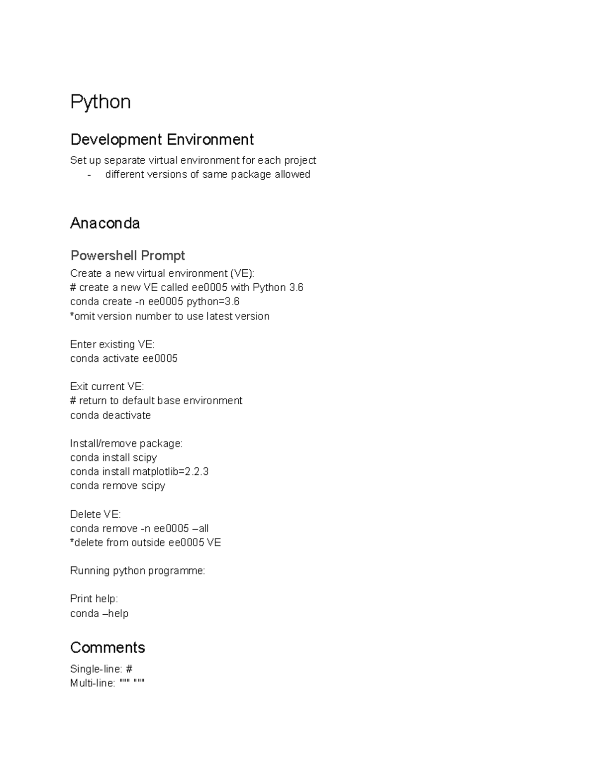 IE0005 Python for Data Science - Python Development Environment Set up ...