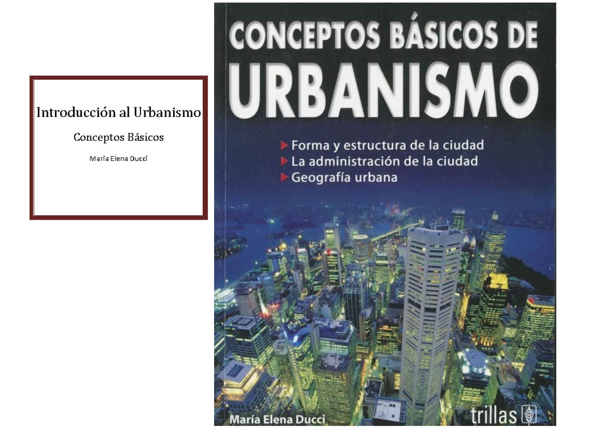 Maria Elena Ducci Conceptos Basicos Del Urbanismo Pdf