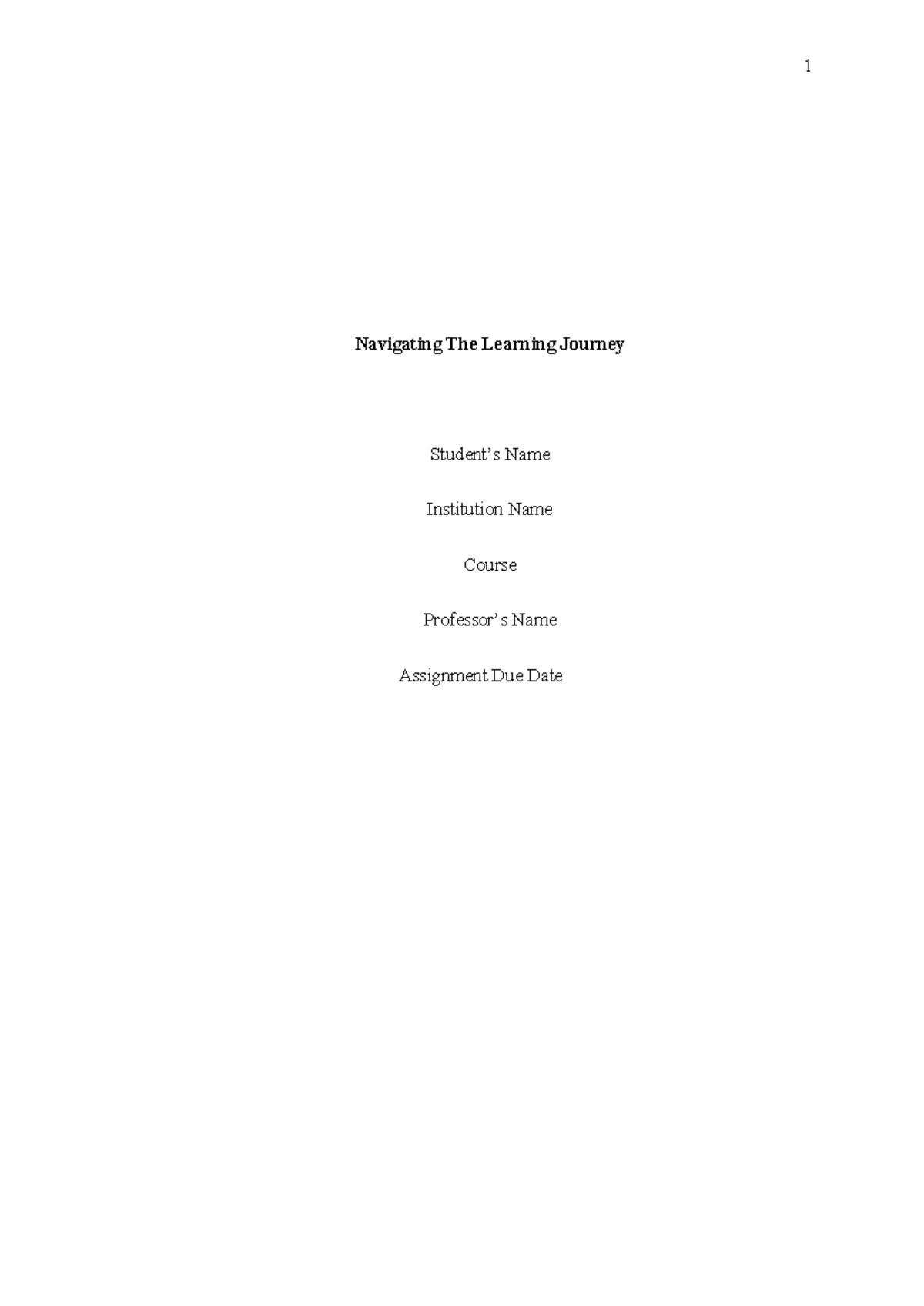 Order 6224264 Learning Strategies and Personal Growth in Education ...