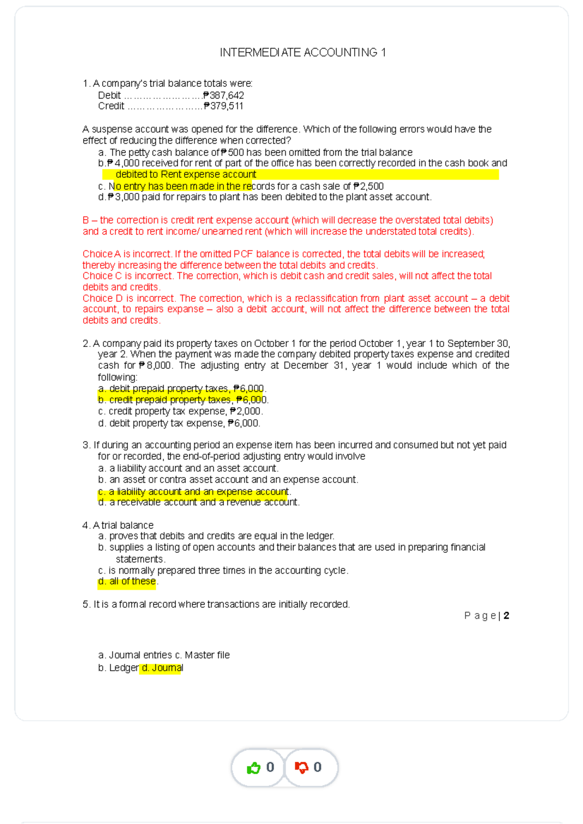 Intermediate Accounting 1: Comprehensive Review and Exam Prep Notes ...