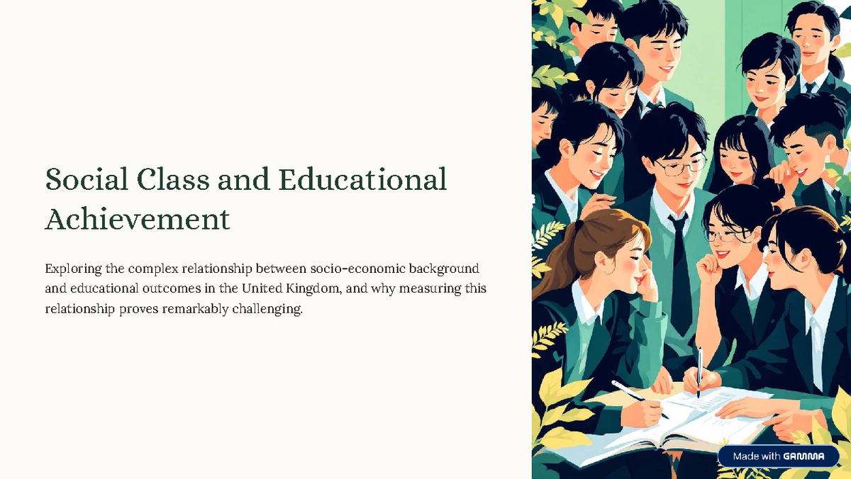 SOC 101: Social Class & Educational Achievement - A Complex Analysis ...