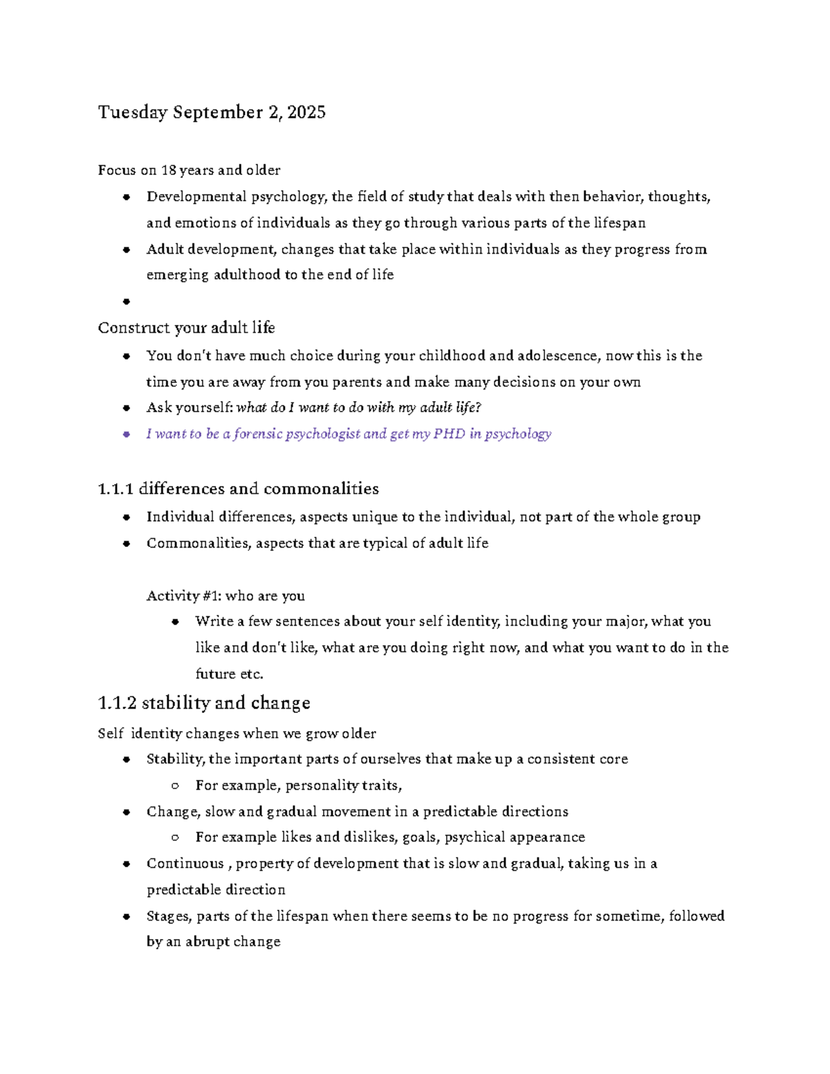 Psych 3090: Adult Development and Aging Notes - Studocu